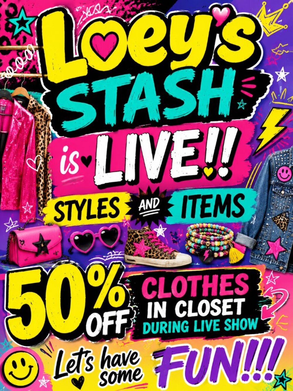 Loey's Stash is LIVE!!!!!! Come Hang Out With Me